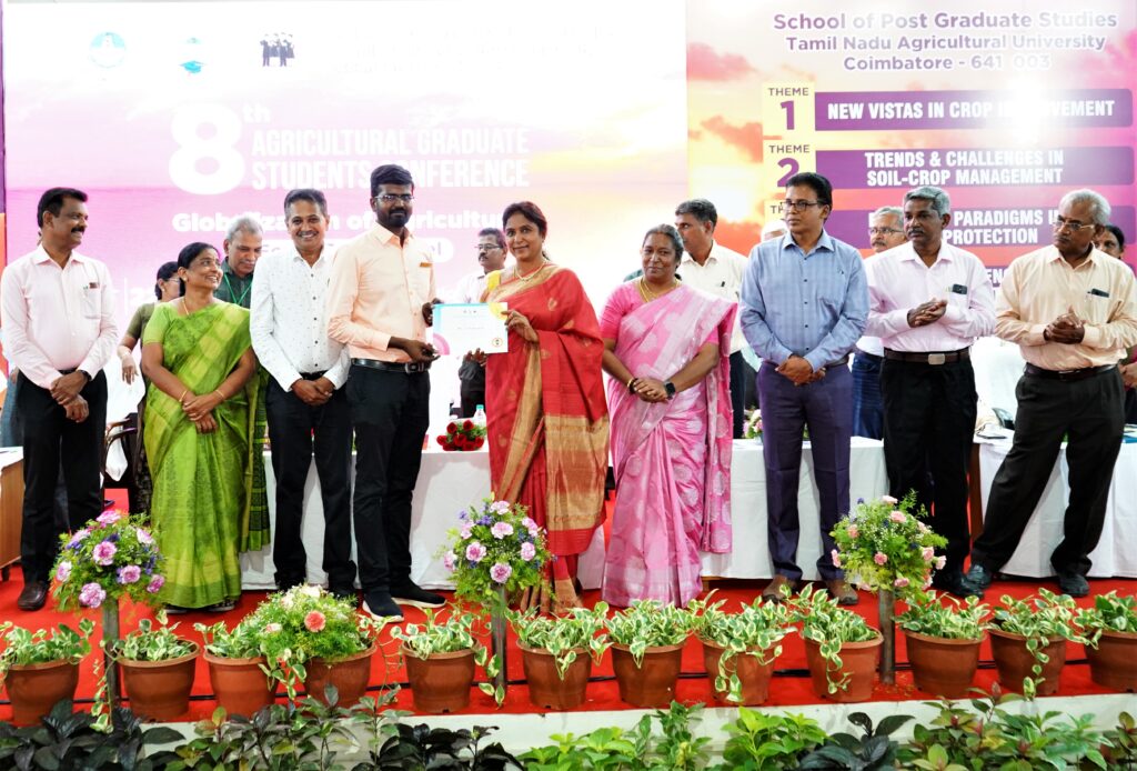 Organized 8th Agricultural Graduate Students Conference, TNAU, Coimbatore - 2023