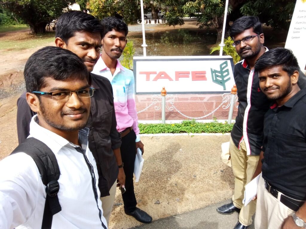 Training @ TAFE Tractors, Chennai